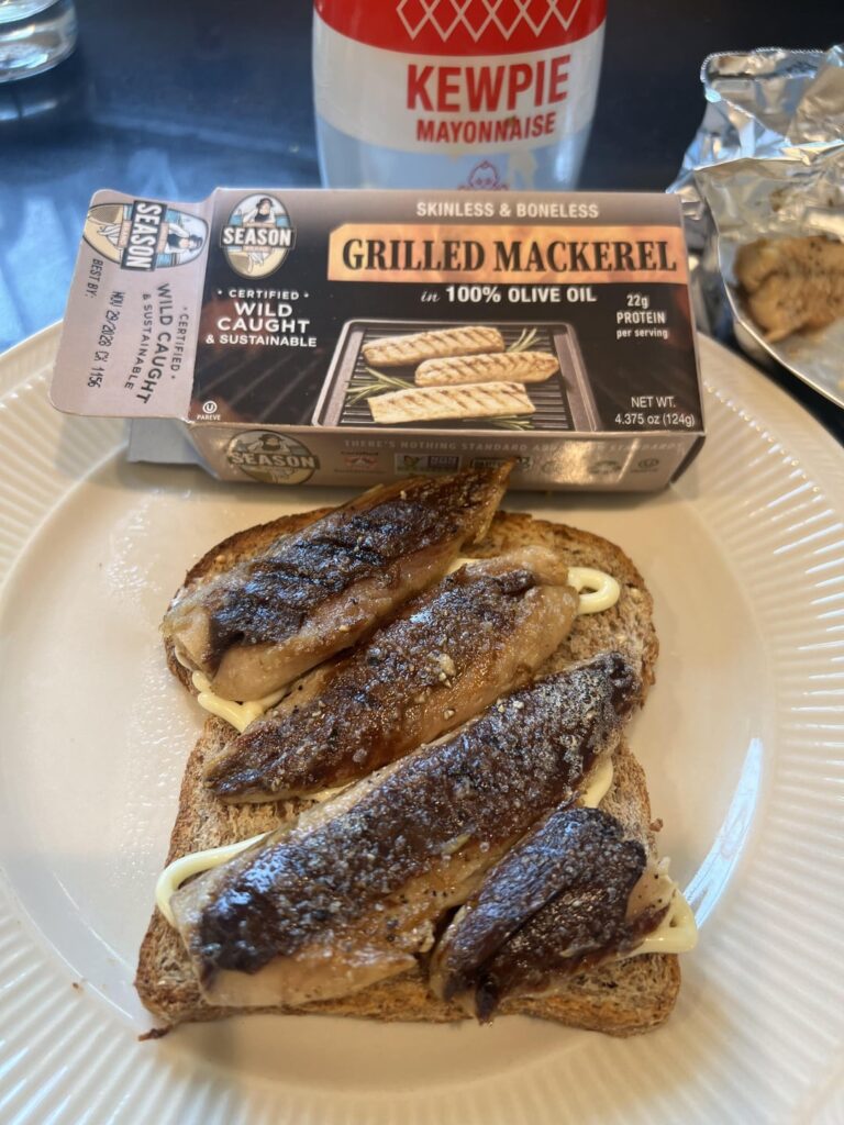 Season Grilled Mackerel