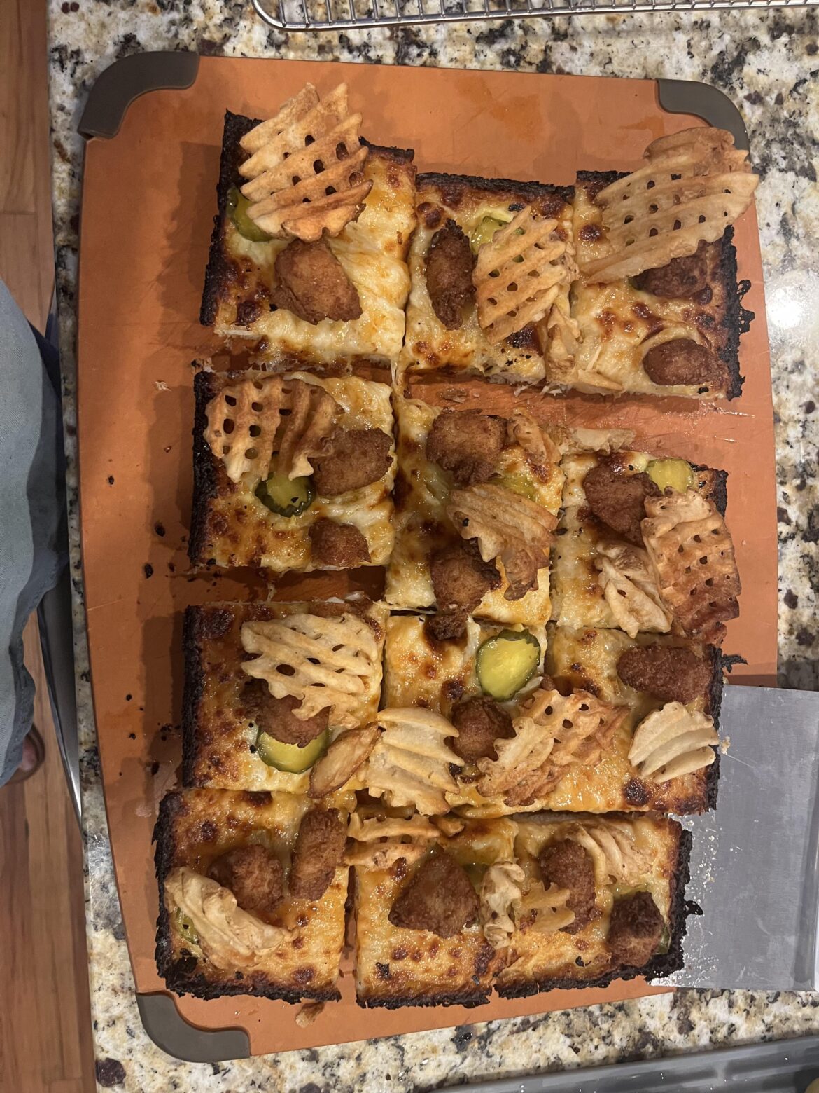 Chick fil A Pizza
