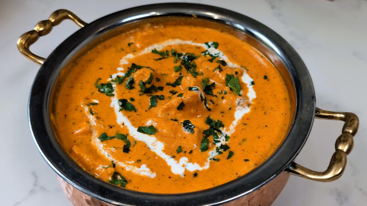 Butter Chicken, the family's favourite.