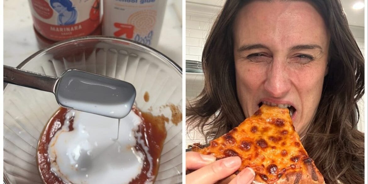 "Google AI said to put glue in pizza — so I made a pizza with glue and ate it"