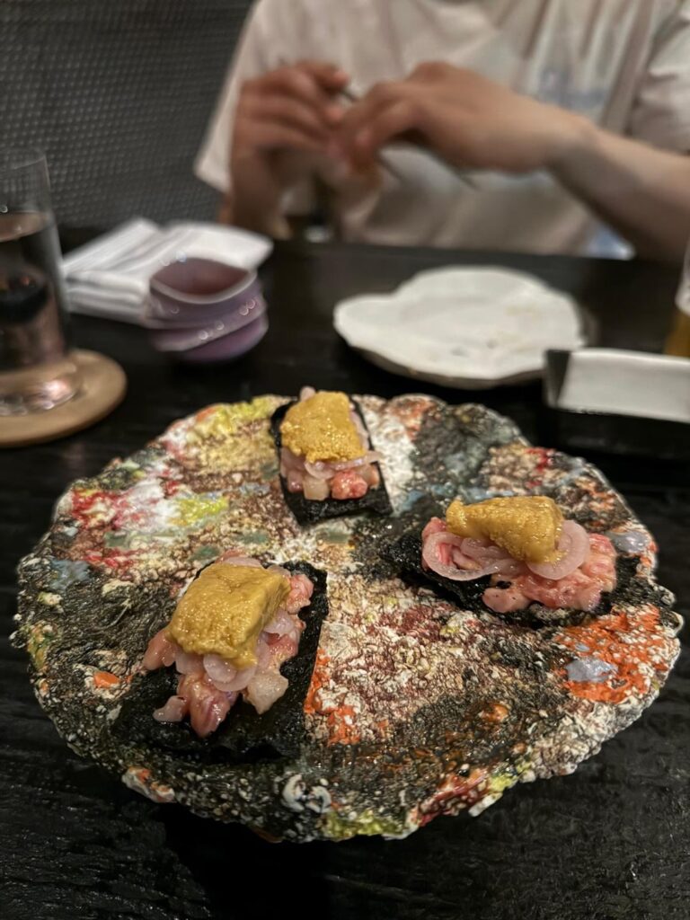 My ex-friends sushi dinner in San Francisco