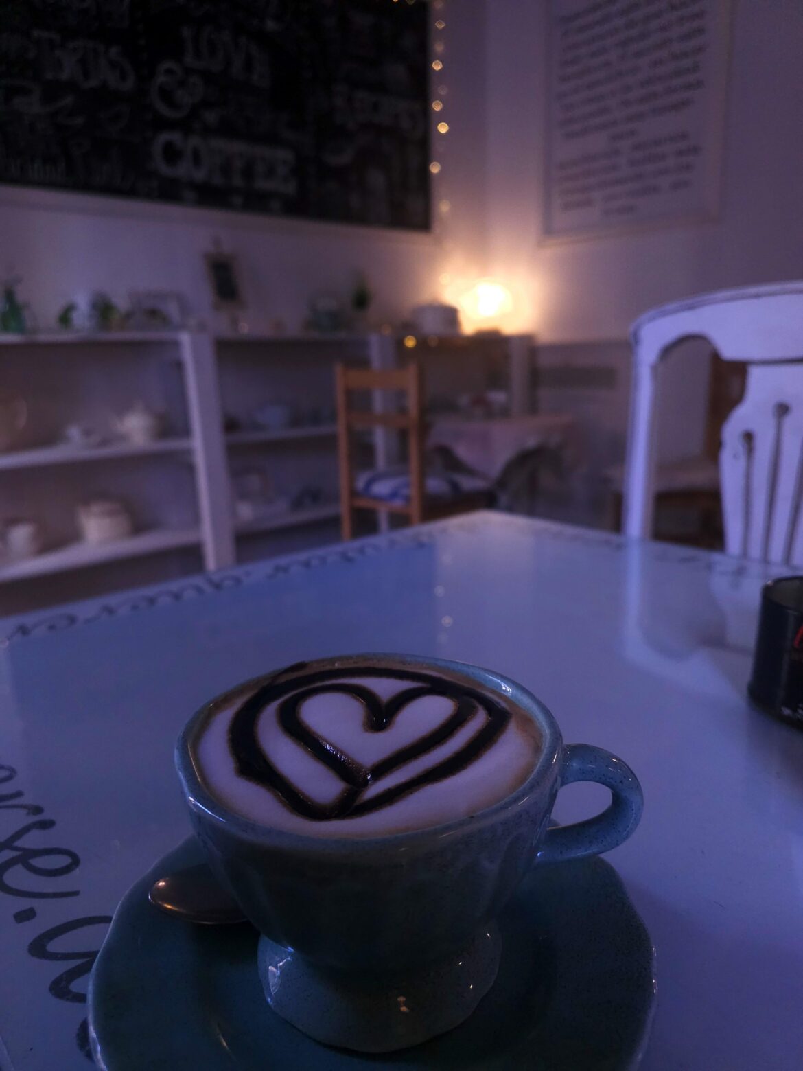 My perfect moment, coffee with chocolate