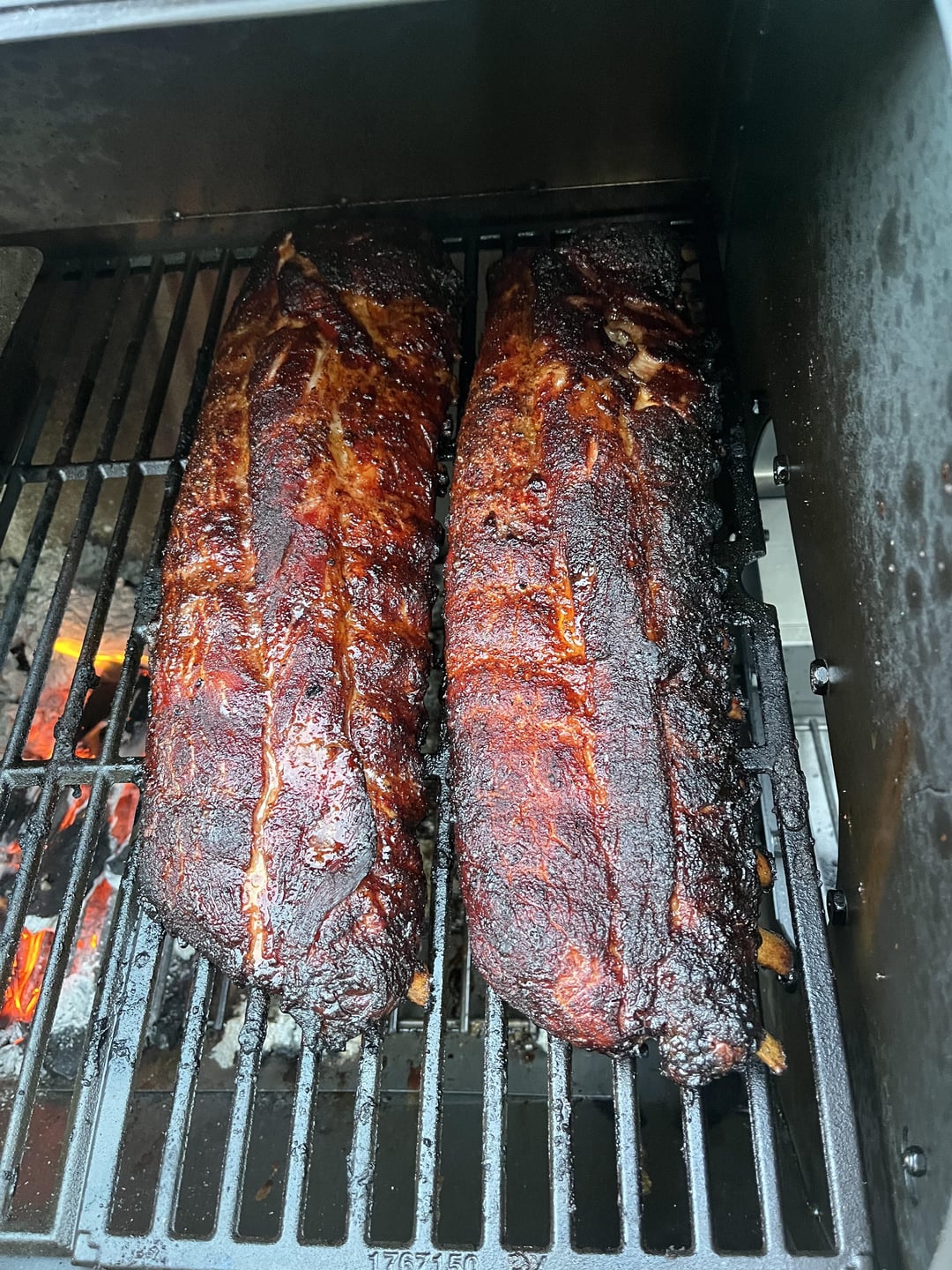 First time using charcoal Dining and Cooking