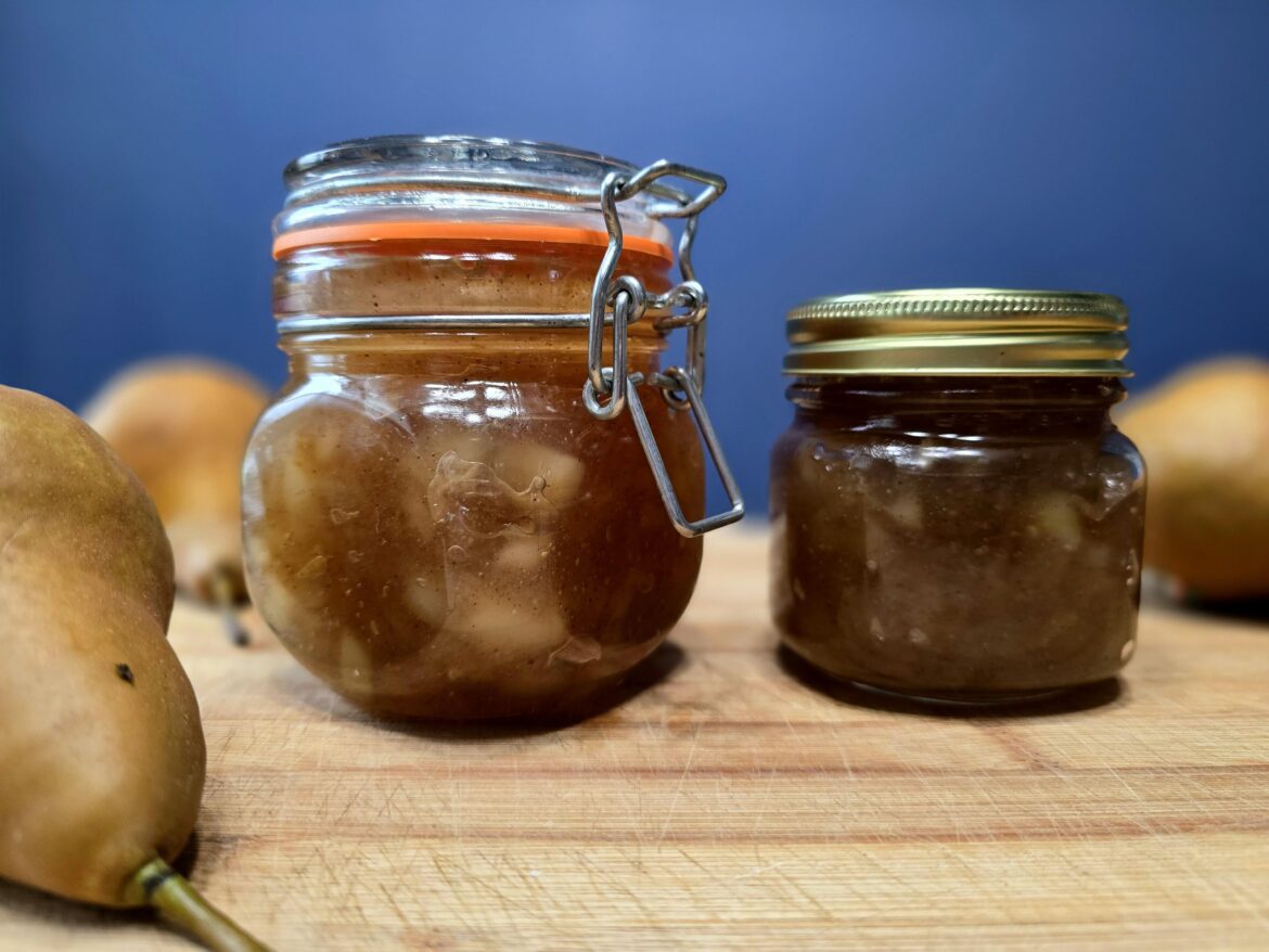 I made homemade Pear jam