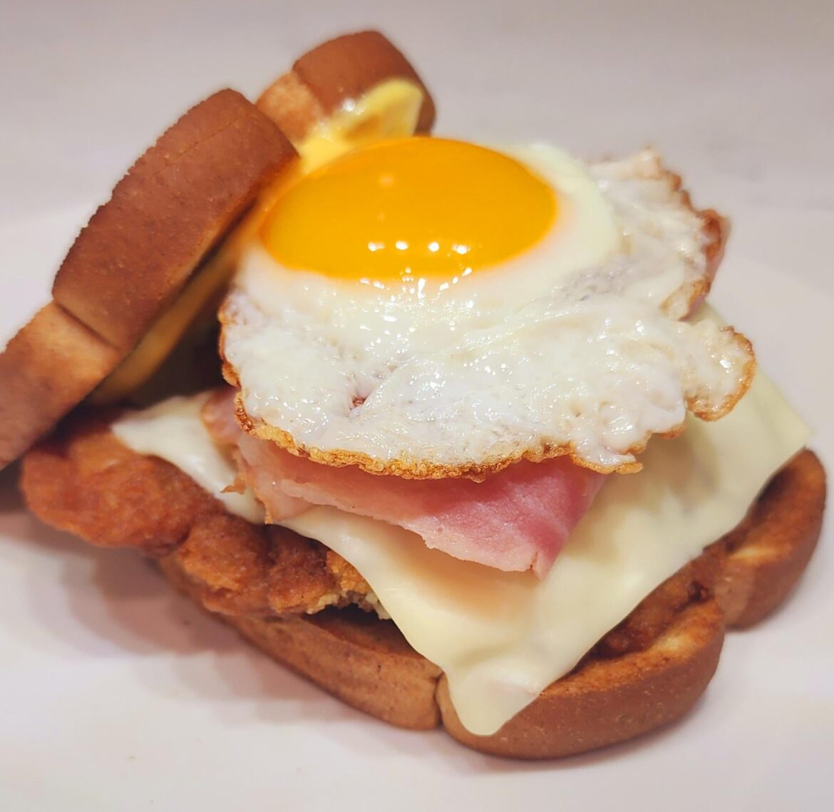 Leftover Chicken Tenders, American, Ham, Egg