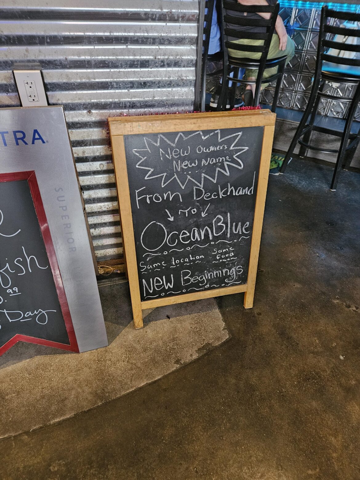 Deckhand (south location) is changing it's name!