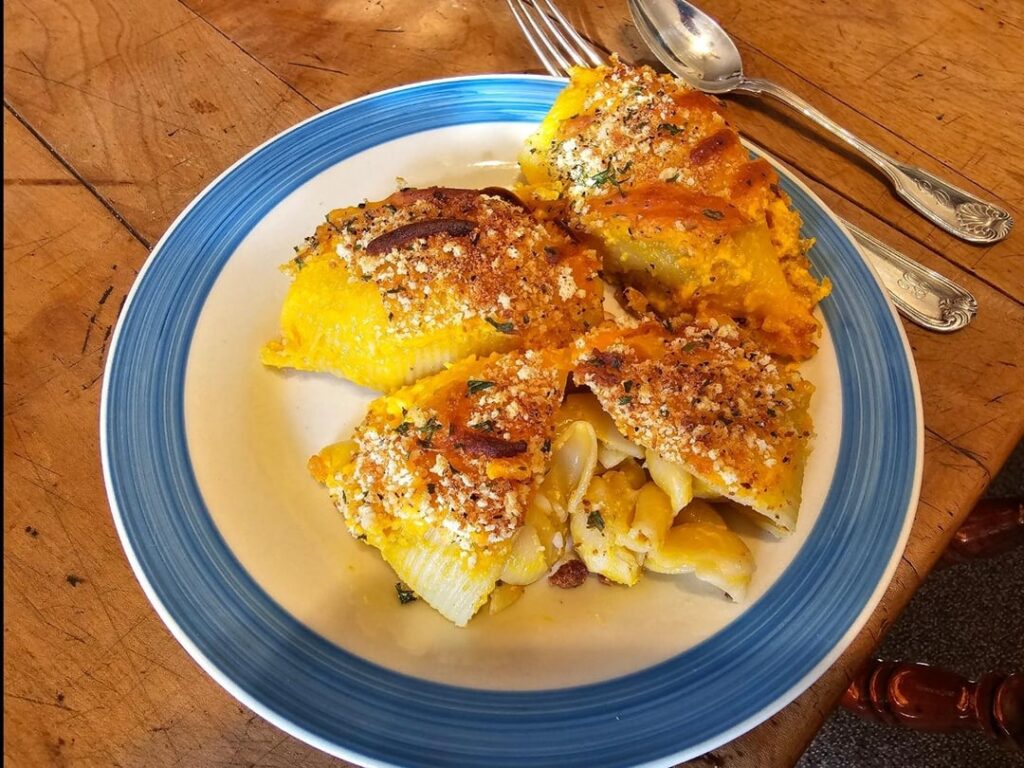 The time I made Macaroni and cheese stuffed shells, that were stuffed with smaller Mac & cheese shells.
