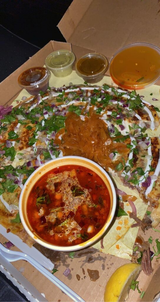 Birria pizza