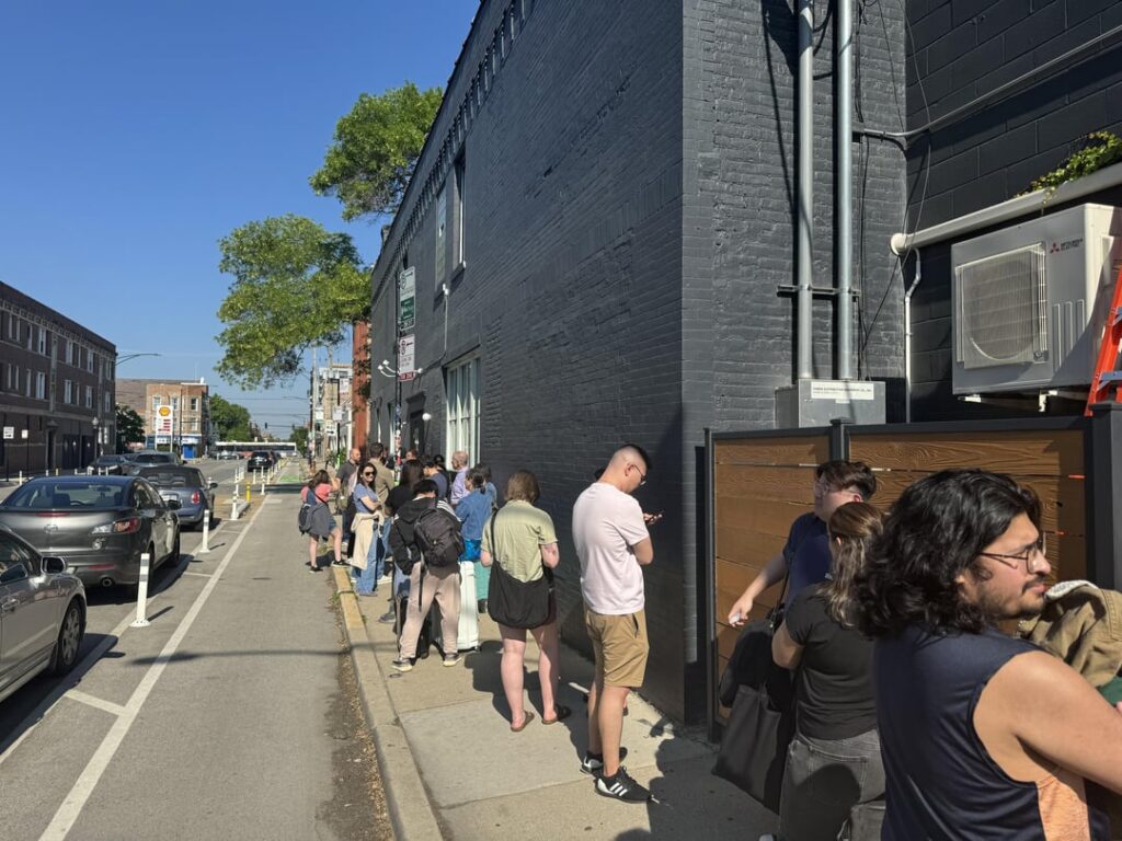 This morning was a beautiful morning to wait in the Kasama breakfast line.