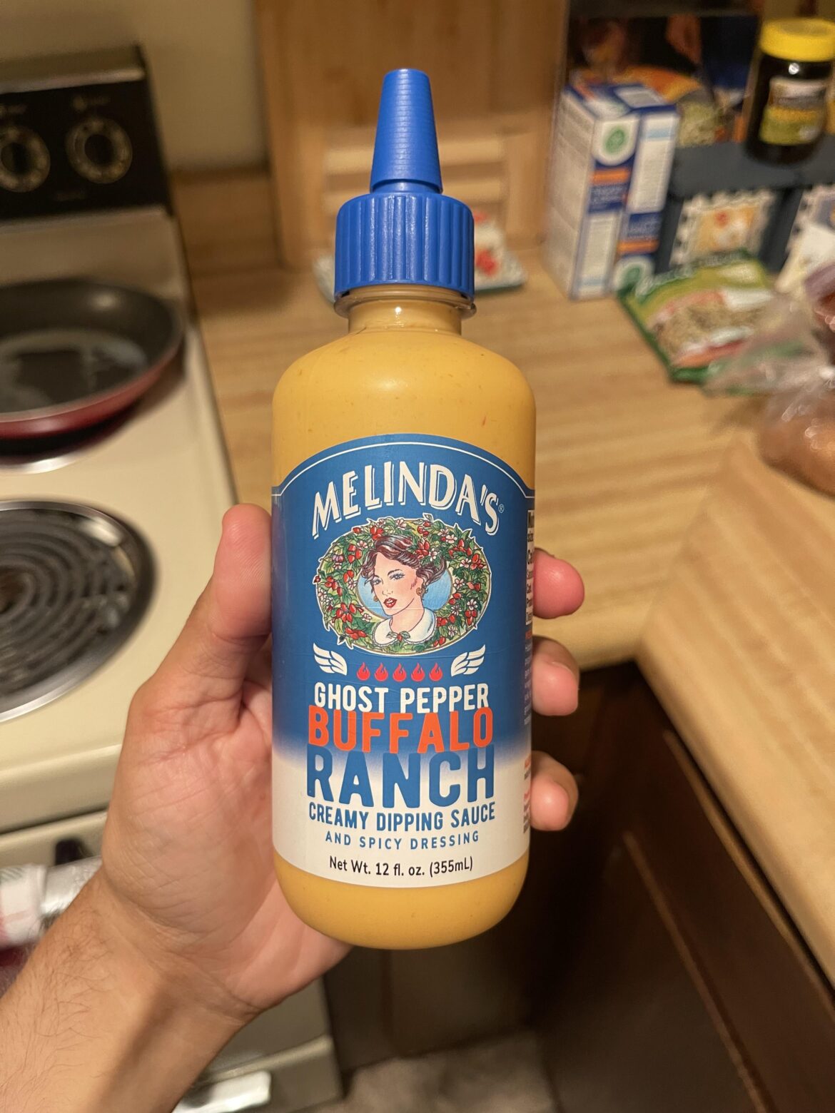 This stuff is amazing! Not overly crazy hot, but has an amazing kick and tons of flavor!