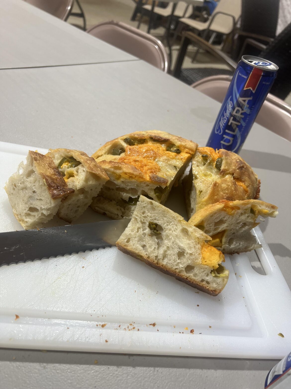 Jalapeño cheddar sour bread