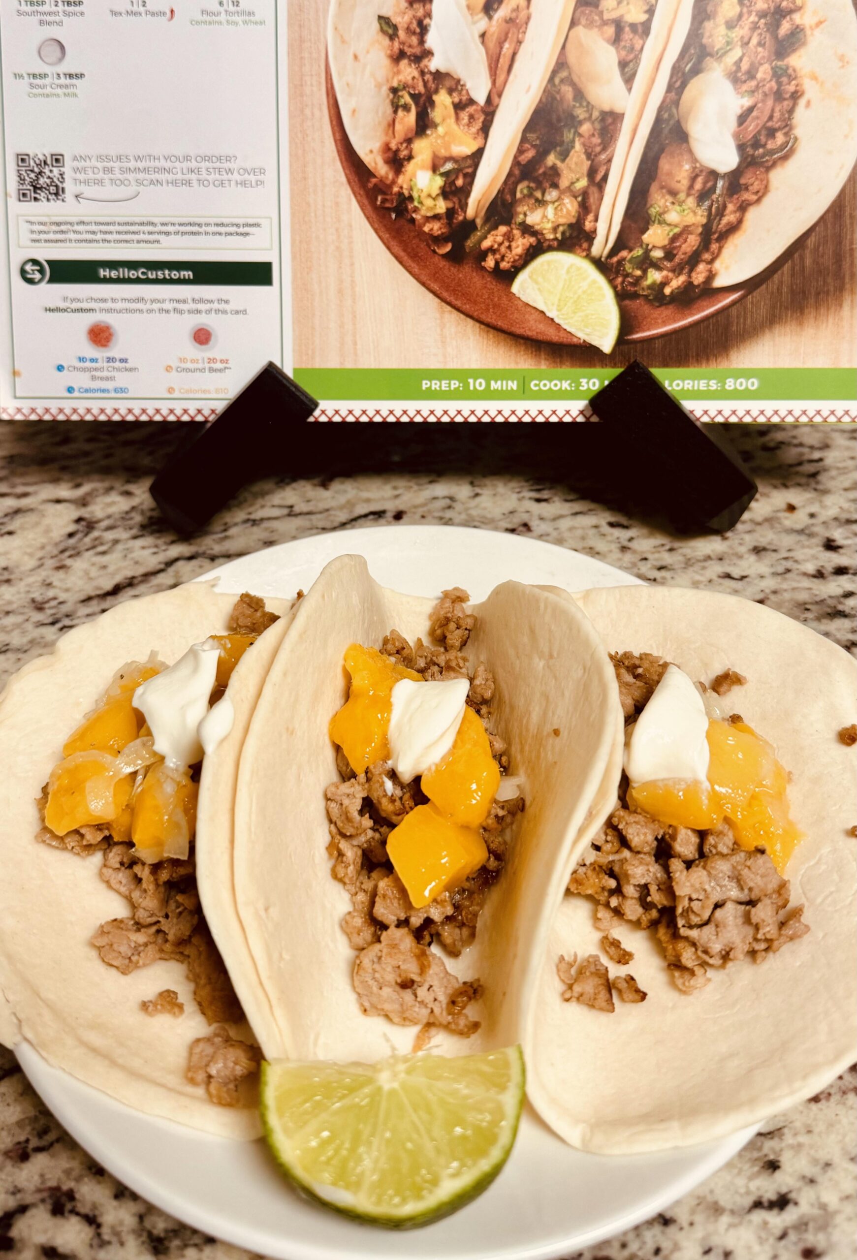 OnePan Mango Salsa Pork Tacos Dining and Cooking