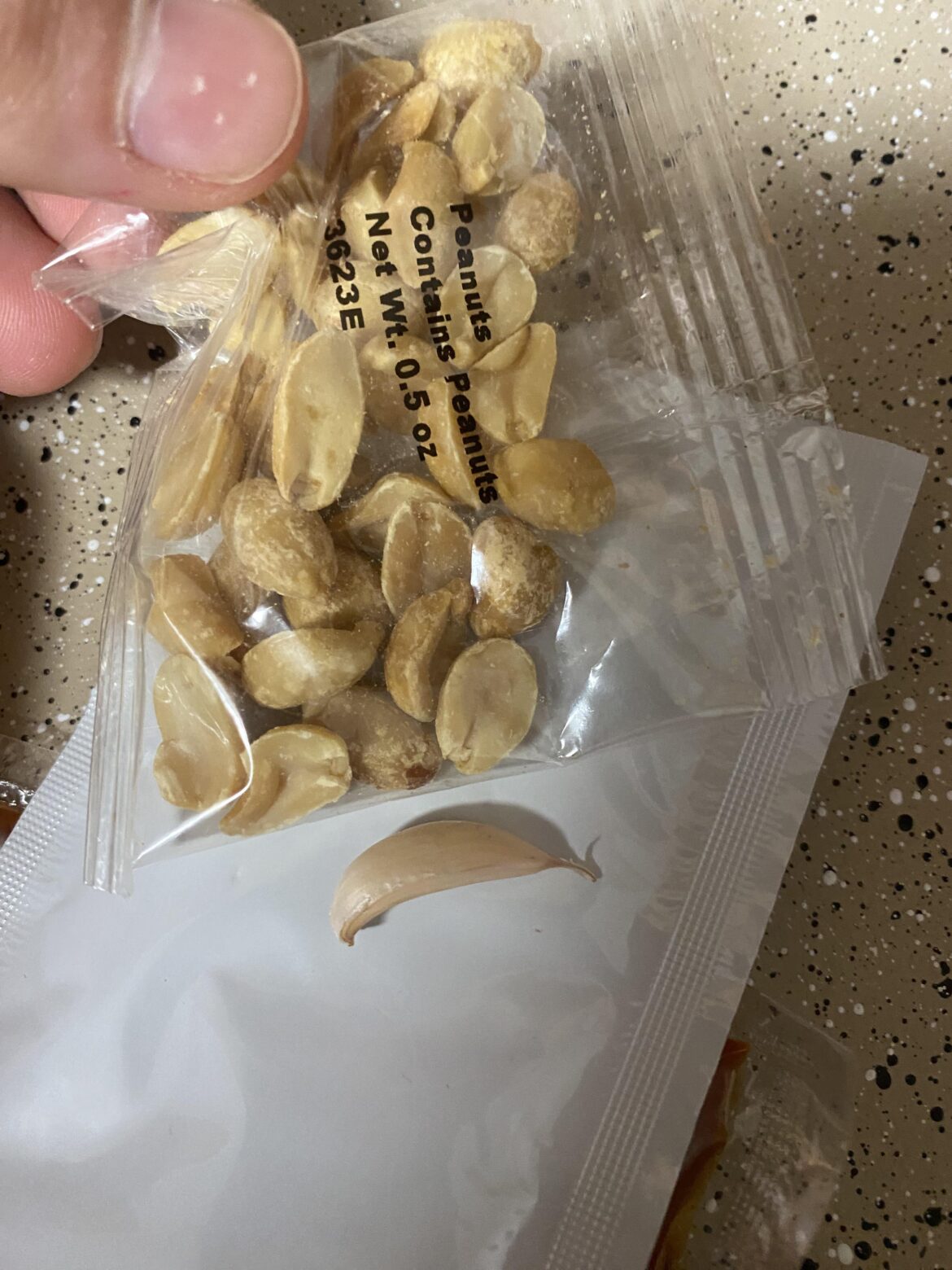 The amount of garlic HF sends us, every time.