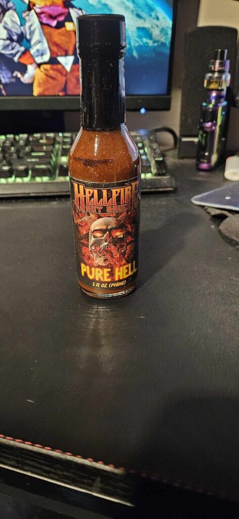 My latest hellfire hot sauce pickups from their 12 pack 100$ Mystery hot sauce box.