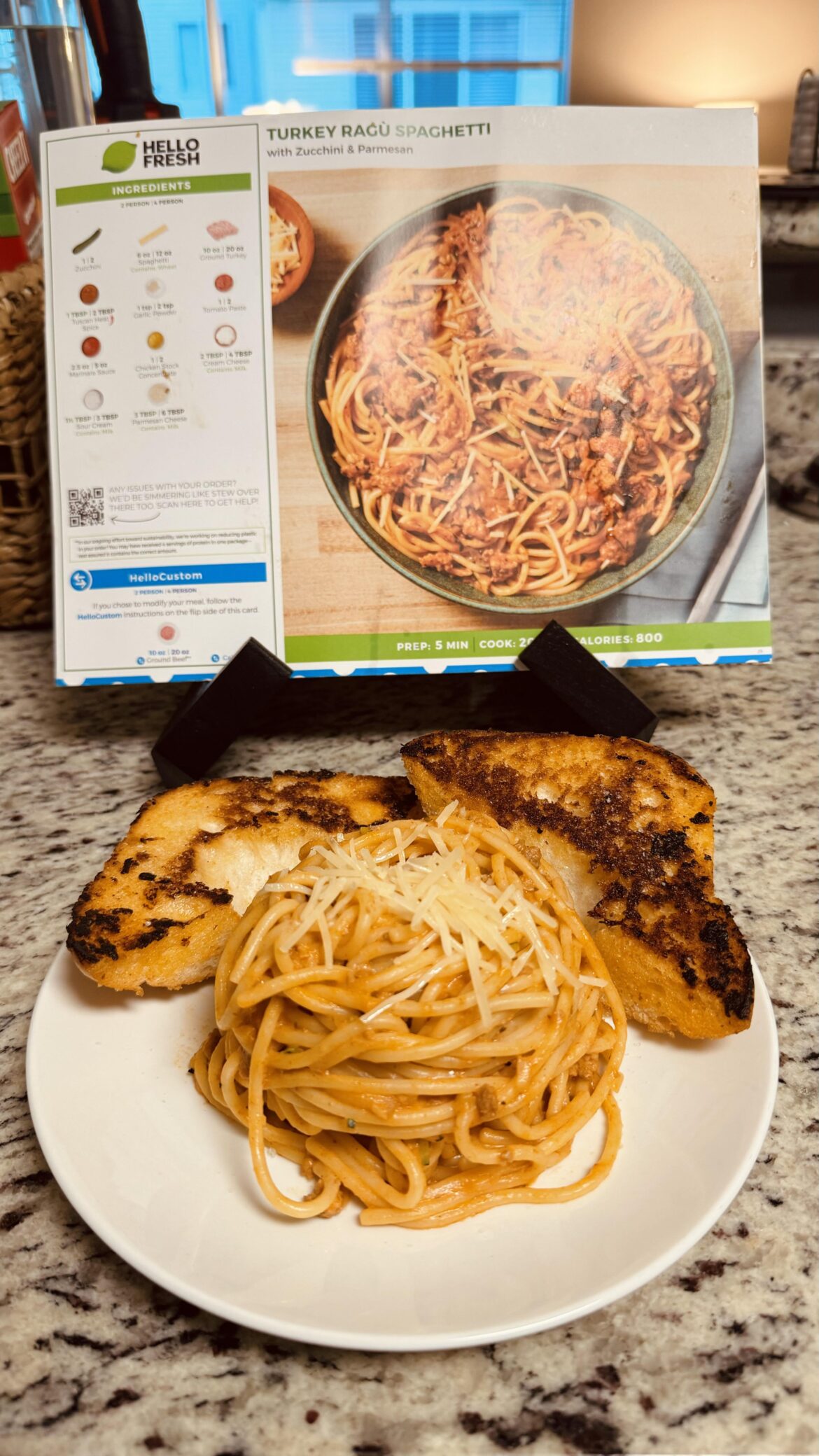 Turkey Ragu Spaghetti