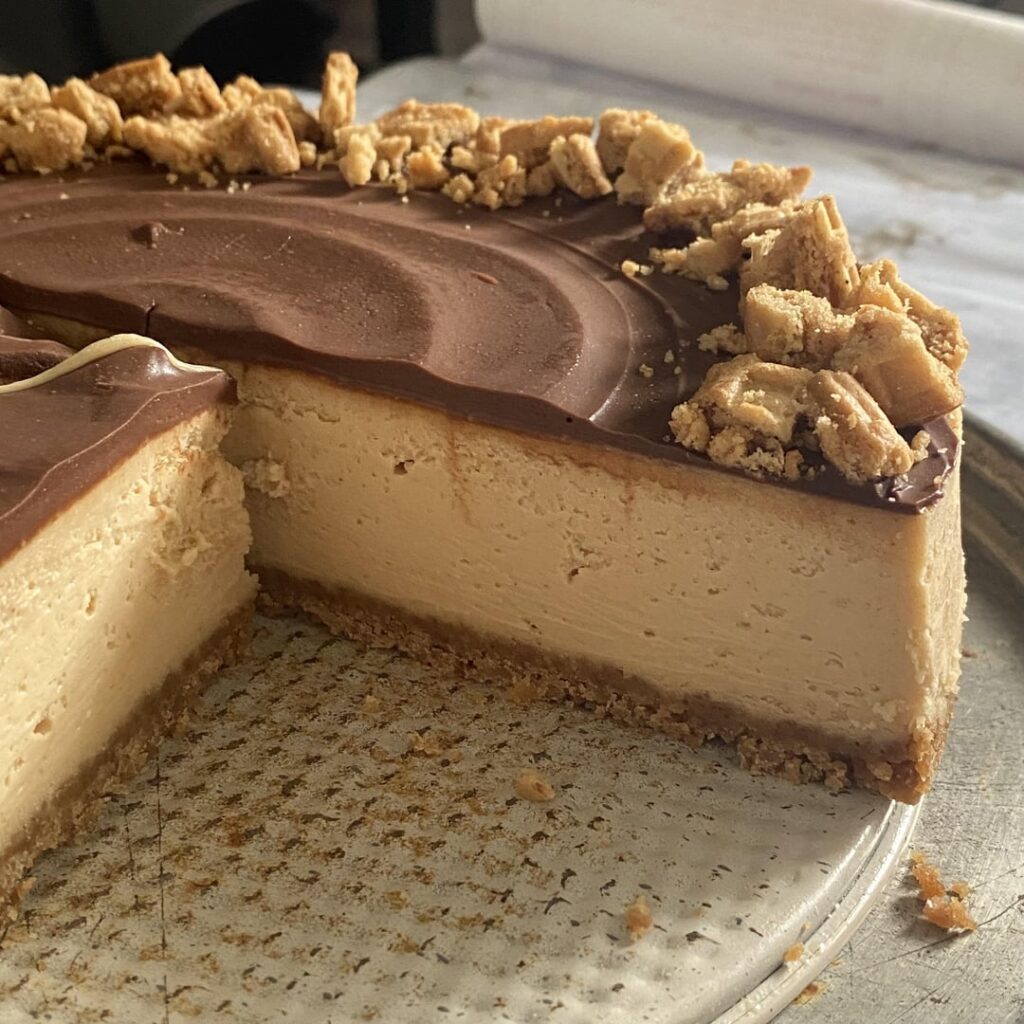 Peanut butter and chocolate cheesecake variations I’ve made for my bf over the years