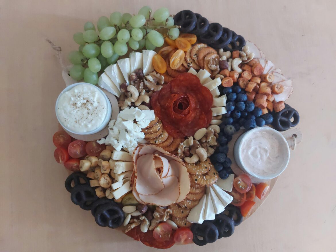 My first charcuterie board My first charcuterie board