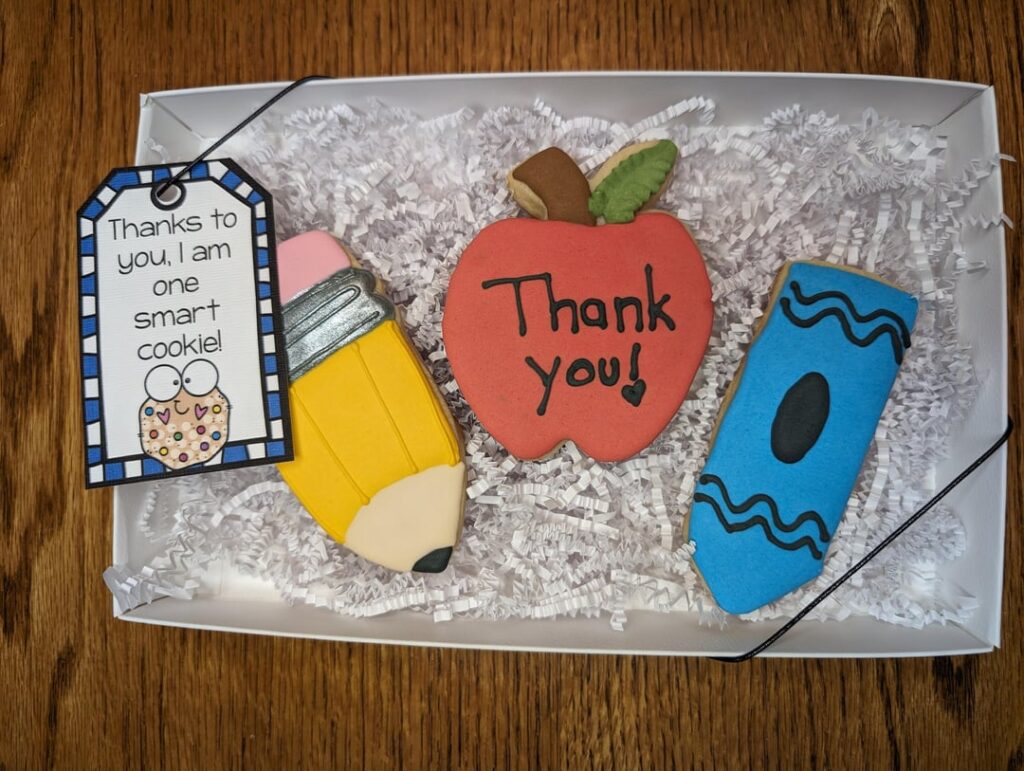 Teacher Appreciation Cookies