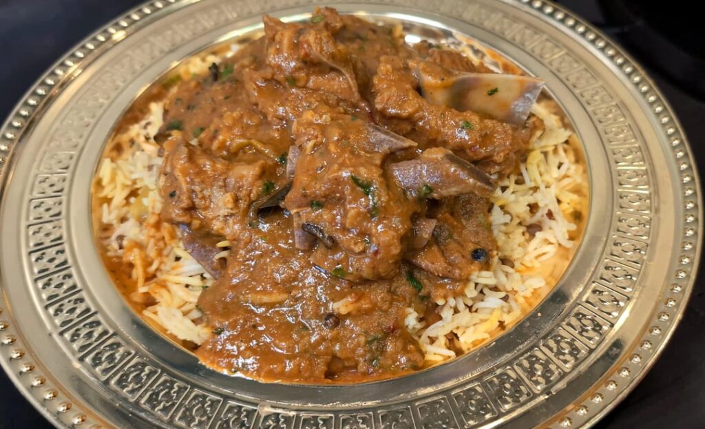 Dal Chawal, a Spicy Mutton & Lentil Curry made for Special Occasions.
