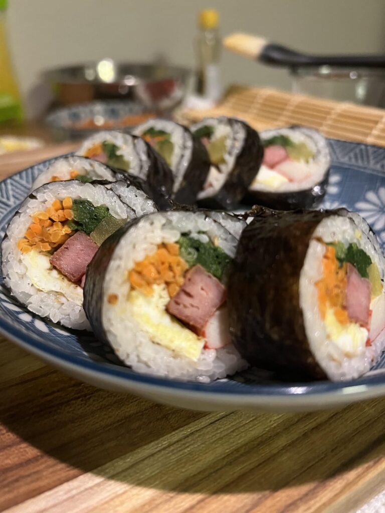 Made some kimbap