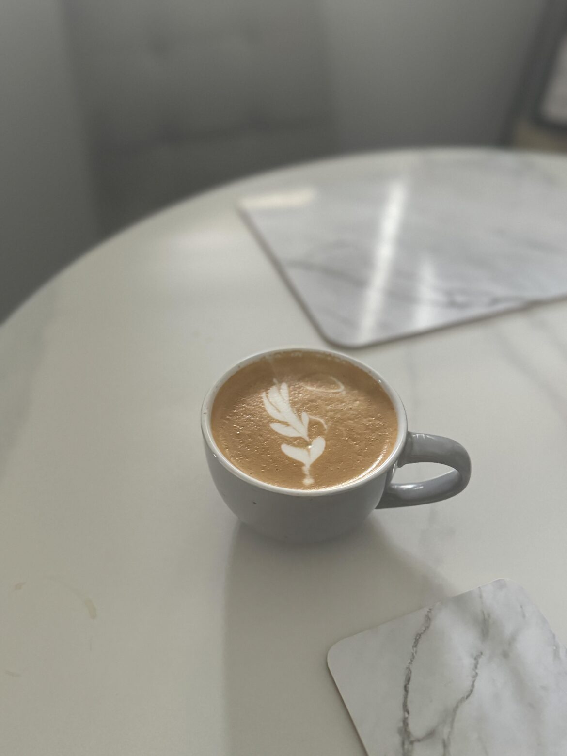 New to latte art, not a barista but a good first attempt? Tastes good.