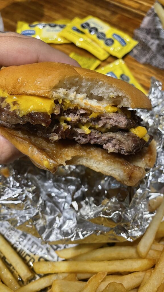 Double cheeseburger