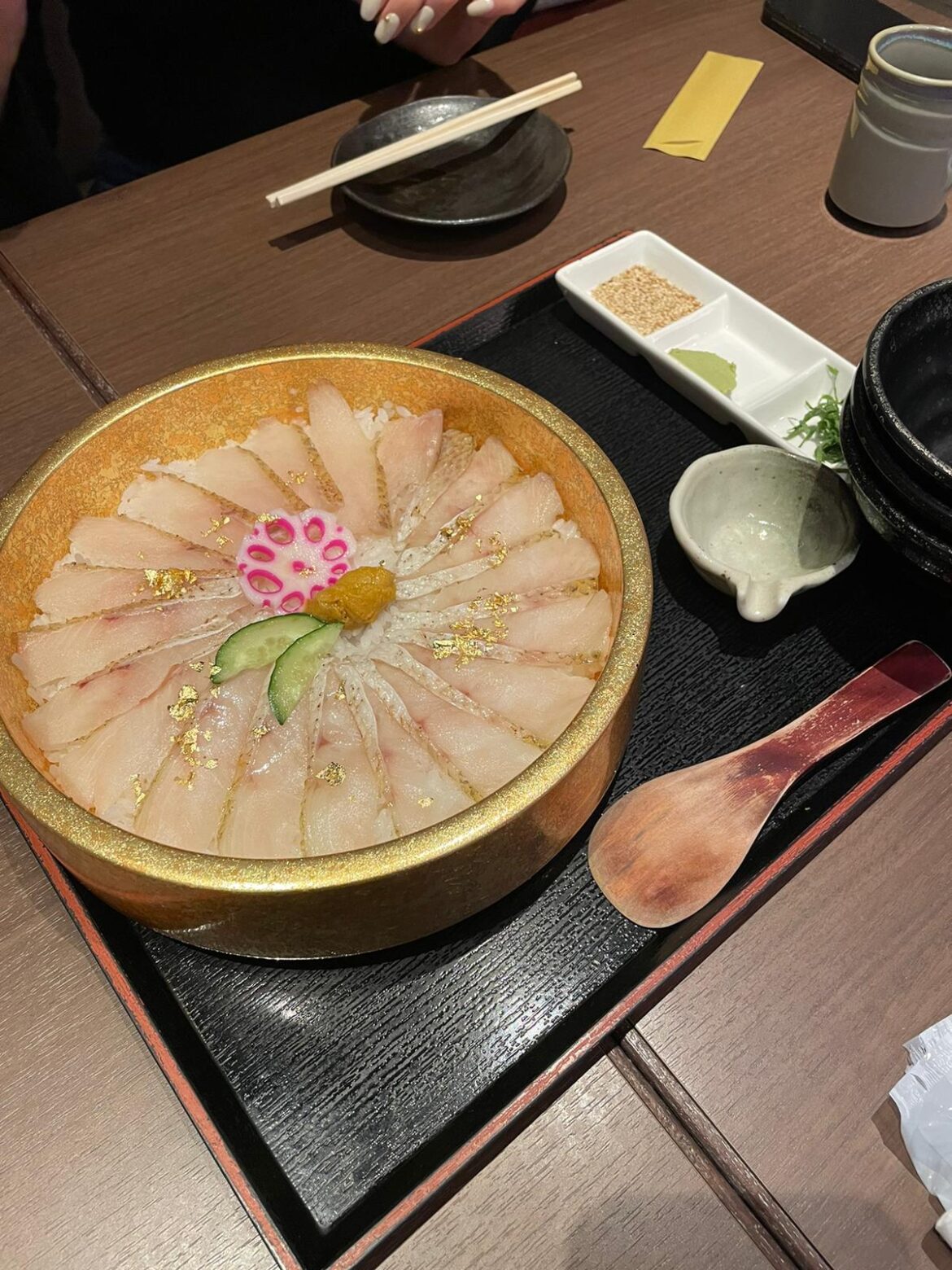 Enjoyed eating the Sashimi yesterday