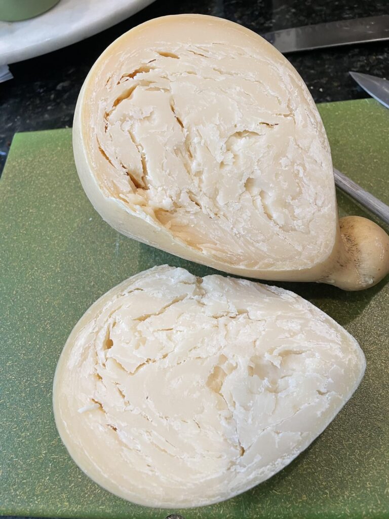 [i ate] caciocavallo cheese