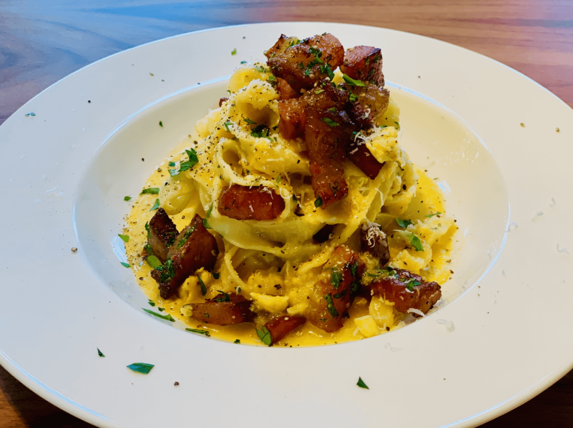 [OC] My first carbonara