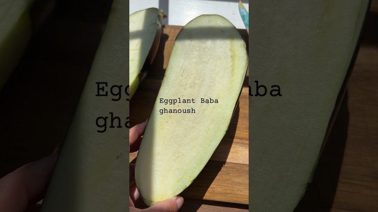 Homemade and easy eggplant dip with Greek yogurt caramelized onions and