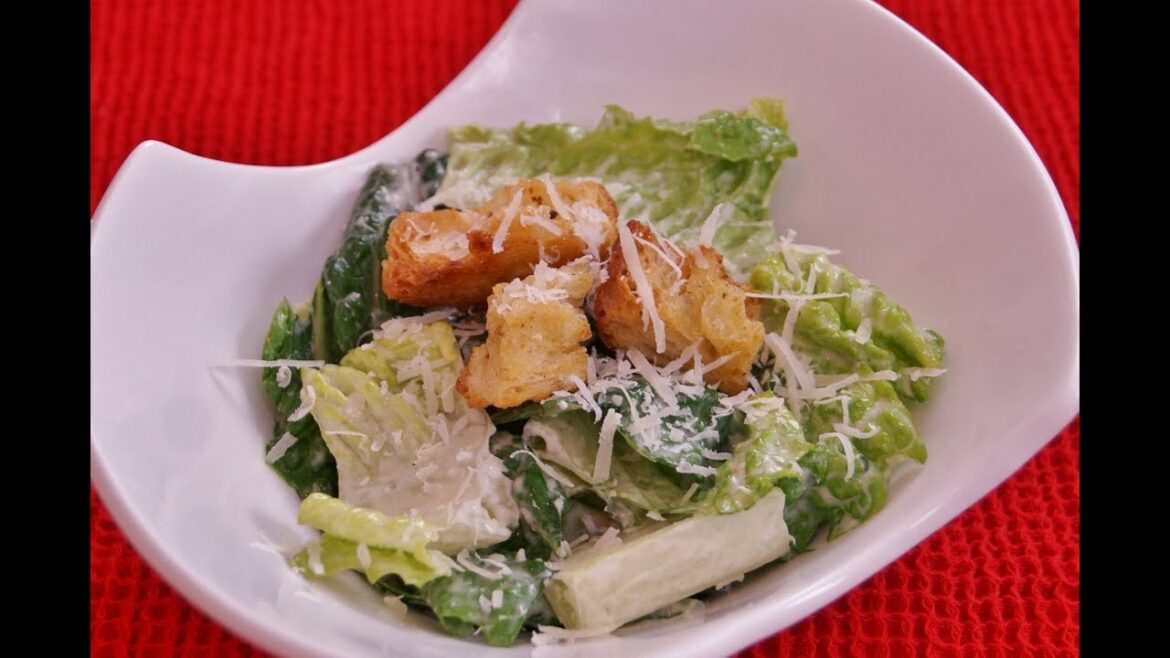 Caesar Salad Recipe:Caesar Salad Dressing: How To Make: Mom's BEST Easy Homemade:Dishin' With Di #43