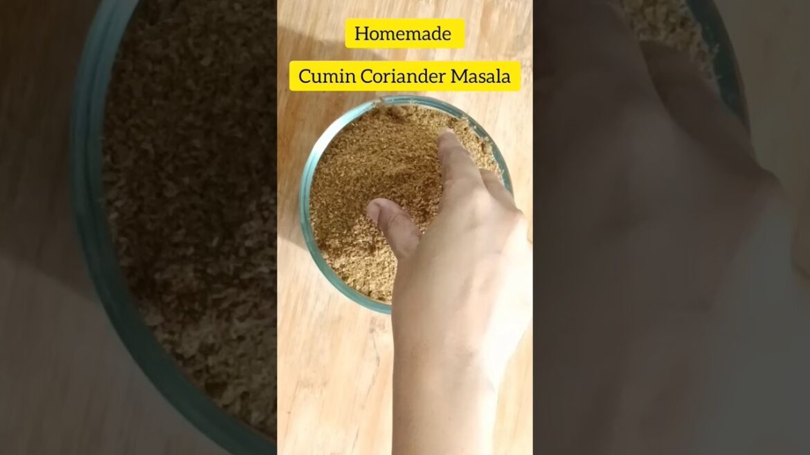 धनिया जीरा मसाला | coriander cumin powder #shorts #recipes #homemade #healthyrecipes #youtubeshorts