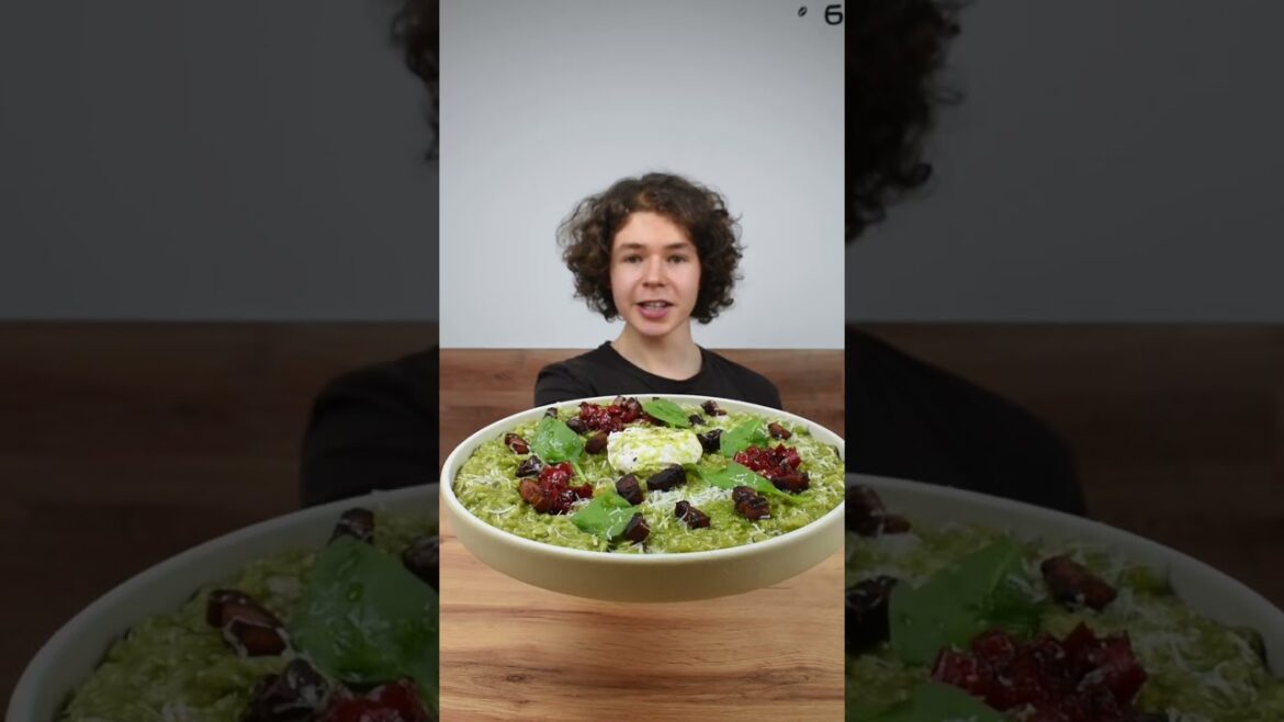 Spinach pea risotto Spinach pea risotto