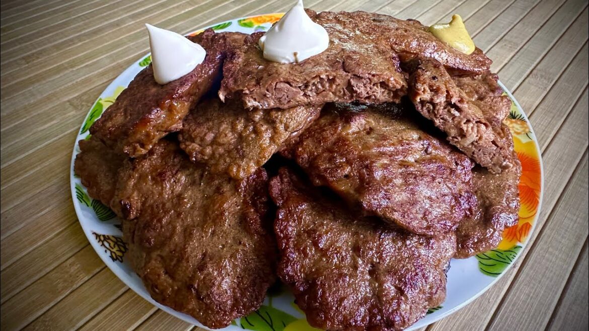 A new way to cook liver! Delicious, fast and easy! Liver cutlets!