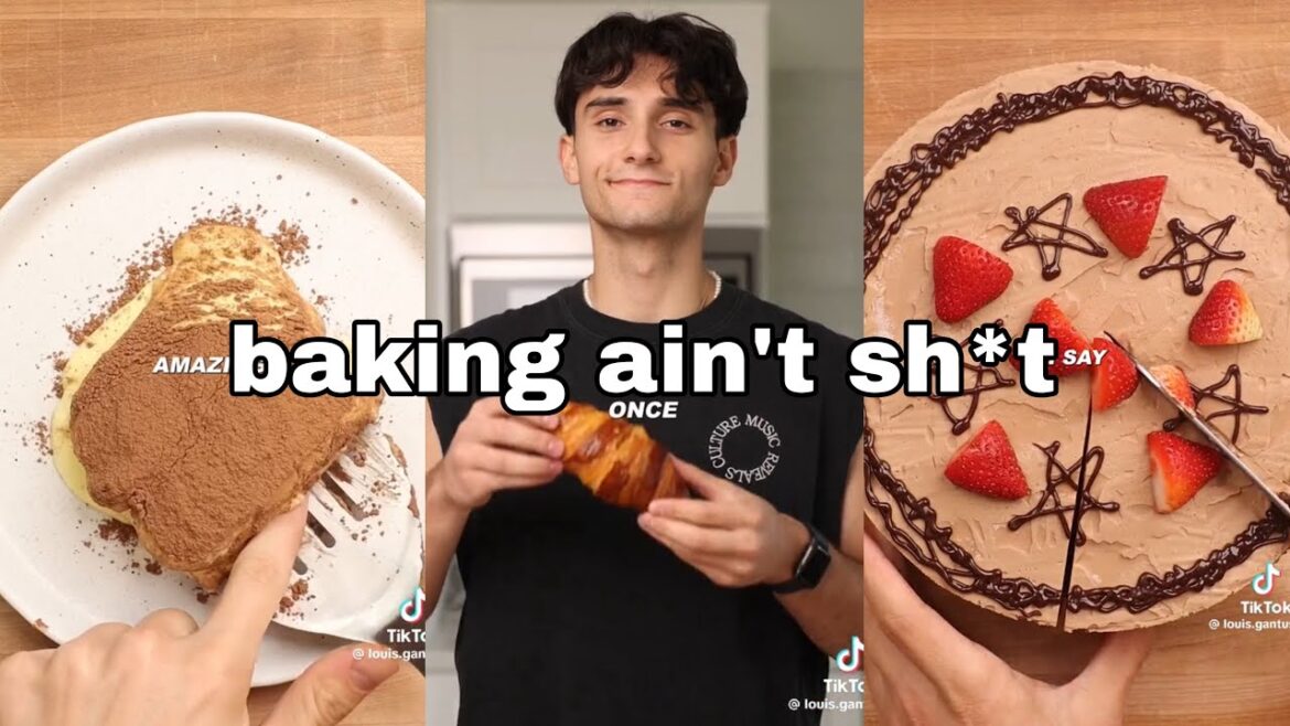 baking sh*t I’ve never baked before to prove that baking is easy | Louis Gantus TikTok Compilation baking sh*t I’ve never baked before to prove that baking is easy | Louis Gantus TikTok Compilation