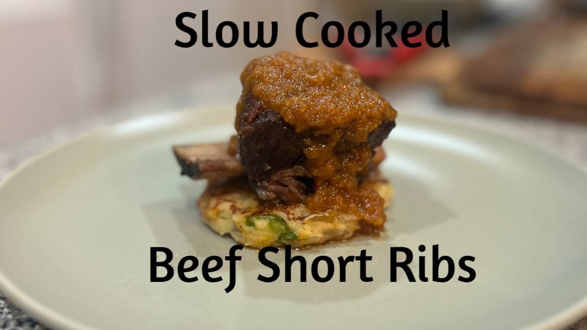 "Big Back" Braised Beef Short Ribs & Potato Cakes