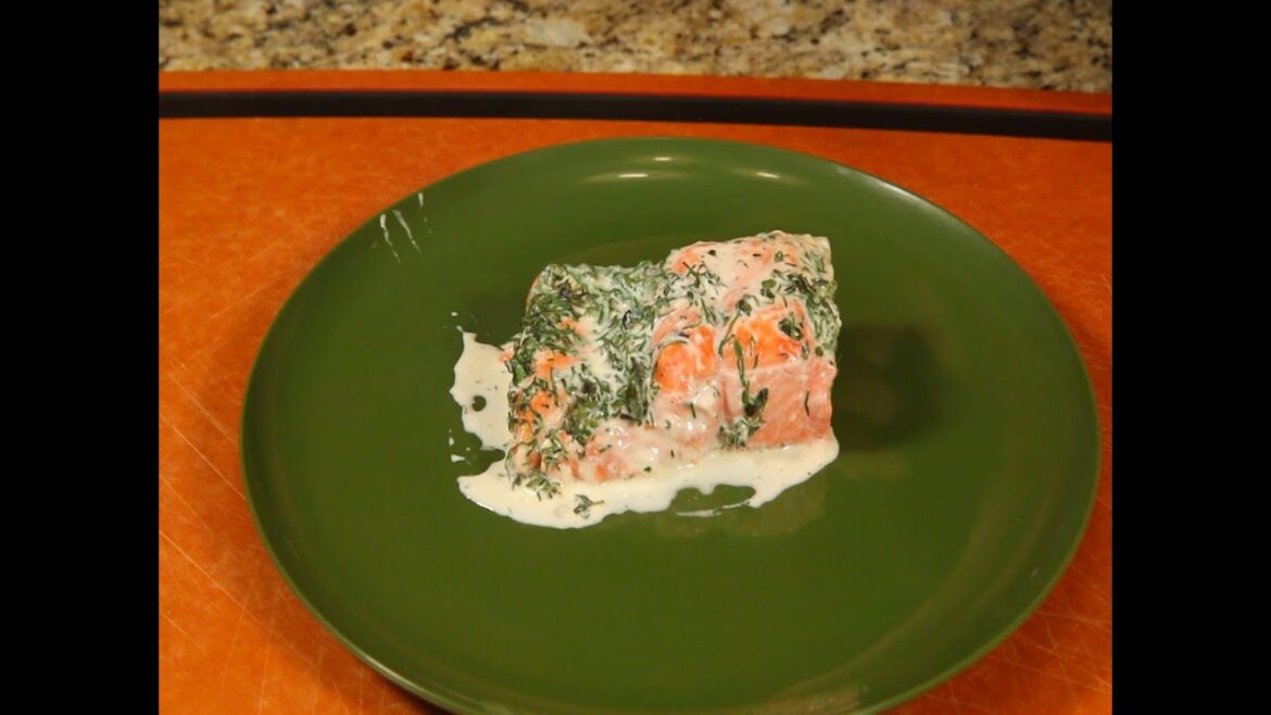 Salmon Baked In Cream With Sweet Bay, Thyme & Dill Salmon Baked In Cream With Sweet Bay, Thyme & Dill