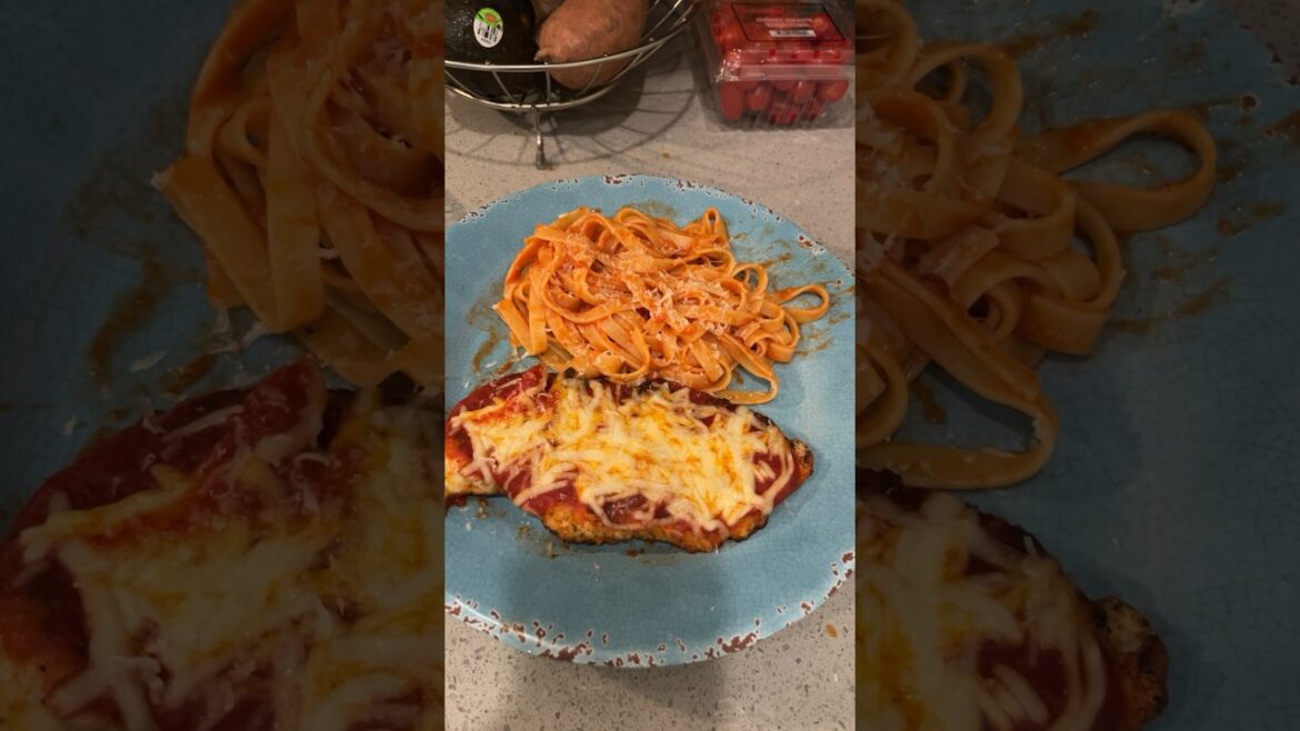 Simple Classic Chicken Parmesan! #weeknightdinner #easy #cooking