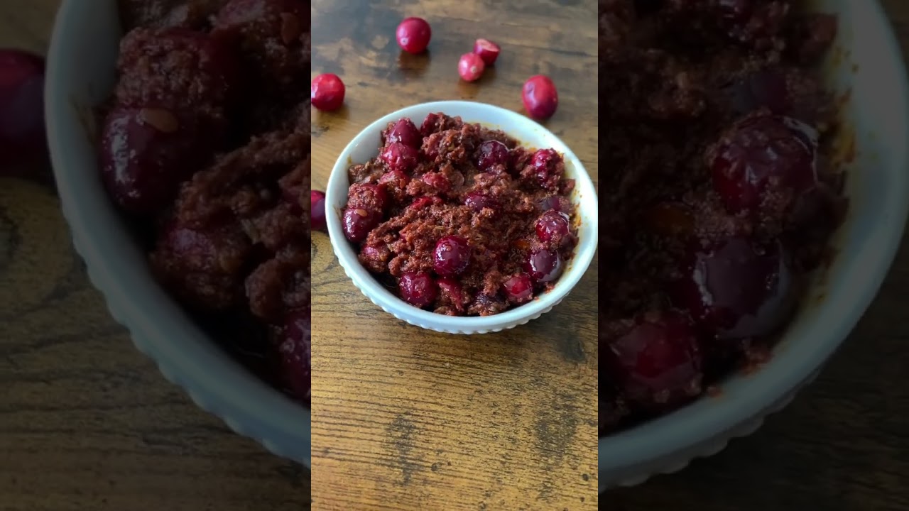 Cranberry Pickle. For full recipe visit my channel DelightfulDishes
