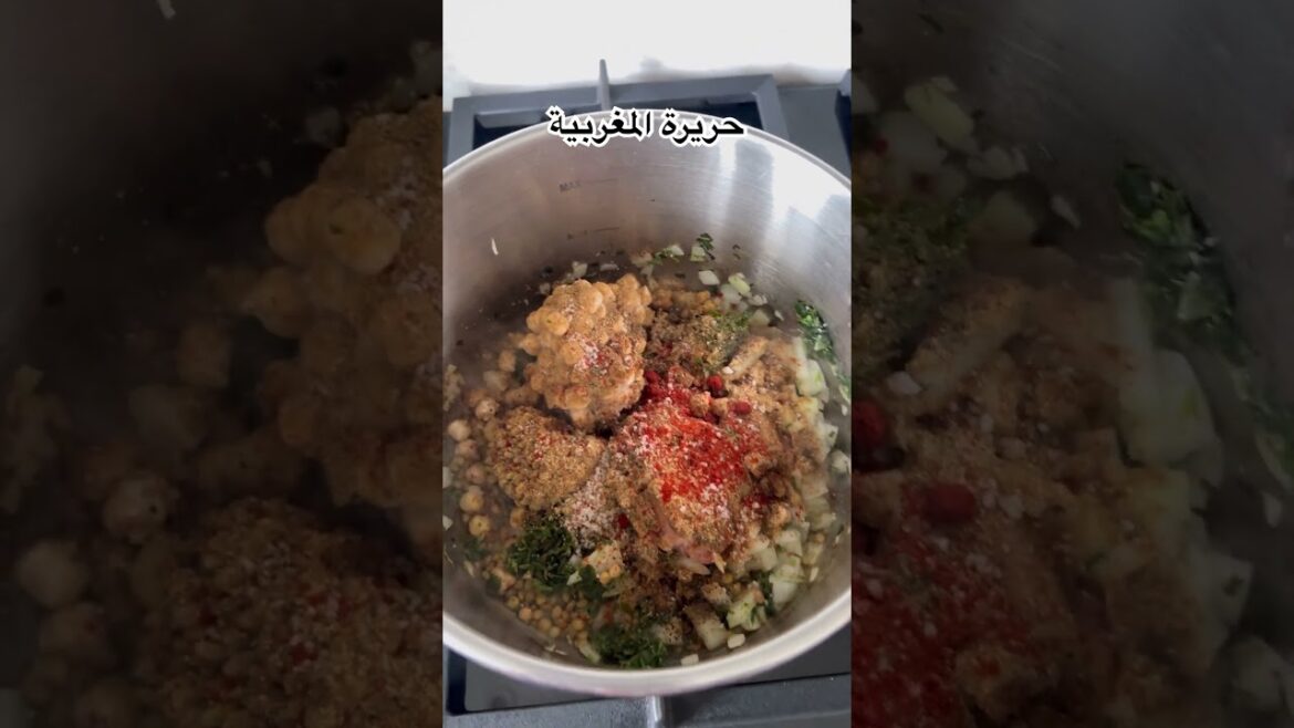 حريرة مغربية #وصفات_سهلة #recettefacile #وجبة_اقتصادية #وجبة #وصفة_شهية #cuisinermaison #وصفات #طبخ