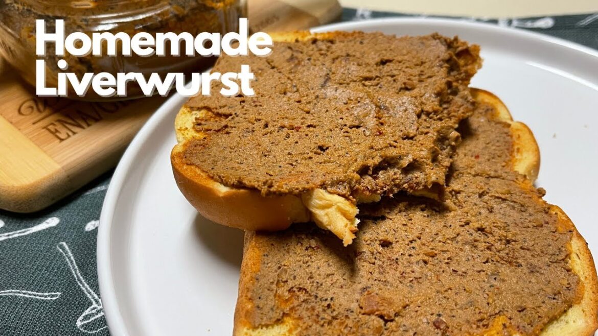 HOMEMADE CHICKEN LIVER SPREAD/LIVERWURST/PÂTÉ
