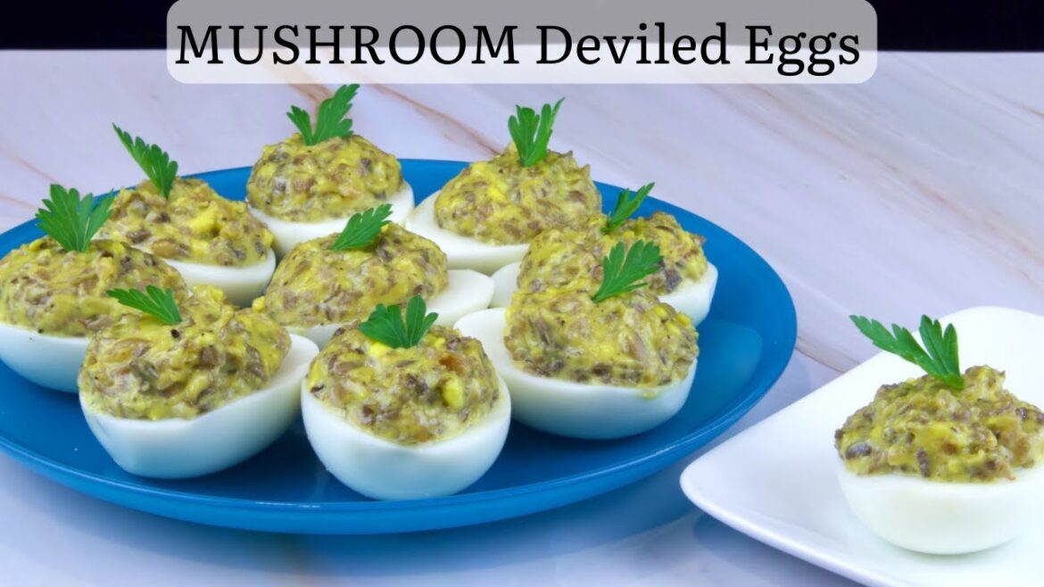 Mushroom Deviled Eggs Recipe / The Best Easter Deviled Eggs