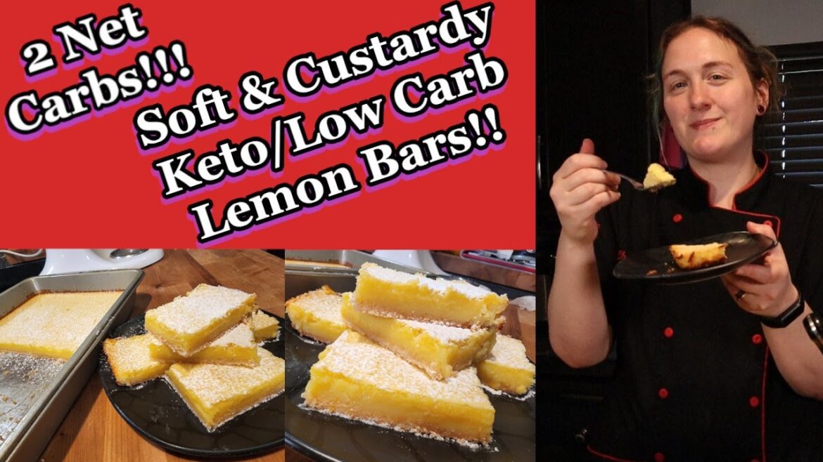 Keto/Low Carb Lemon Bar Recipe Keto/Low Carb Lemon Bar Recipe
