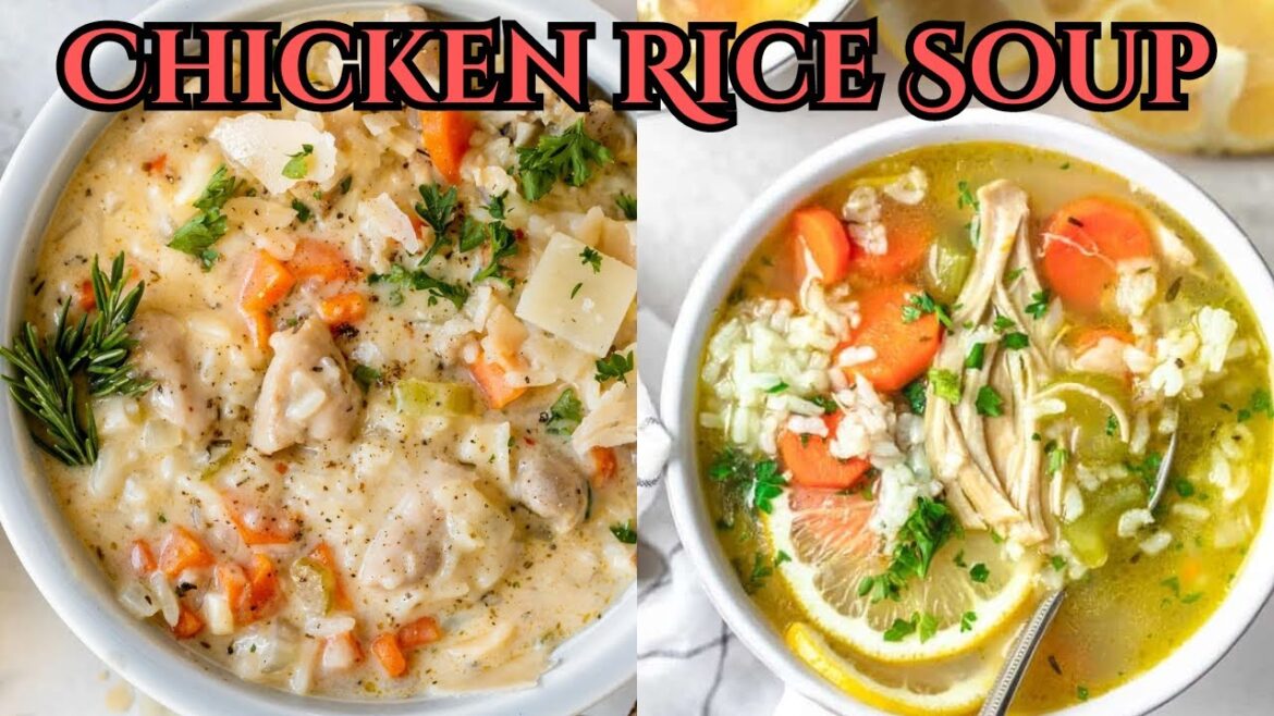 Chicken Rice Soup | Easy Chicken & Rice Soup | Feel-Better Chicken & Rice Soup | Restaurant Cafe