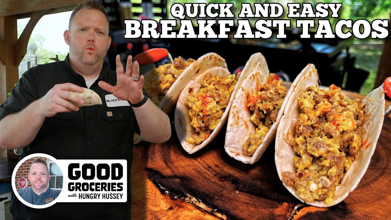 Matt Hussey's Quick and Easy Breakfast Tacos Blackstone Griddles