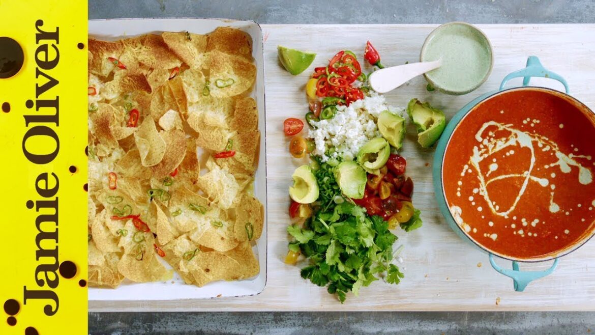 Jamie’s 15 Minute Mexican Tomato Soup Jamie's 15 Minute Mexican Tomato Soup