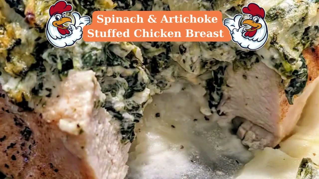 Spinach Artichoke Stuffed Chicken - Dining and Cooking