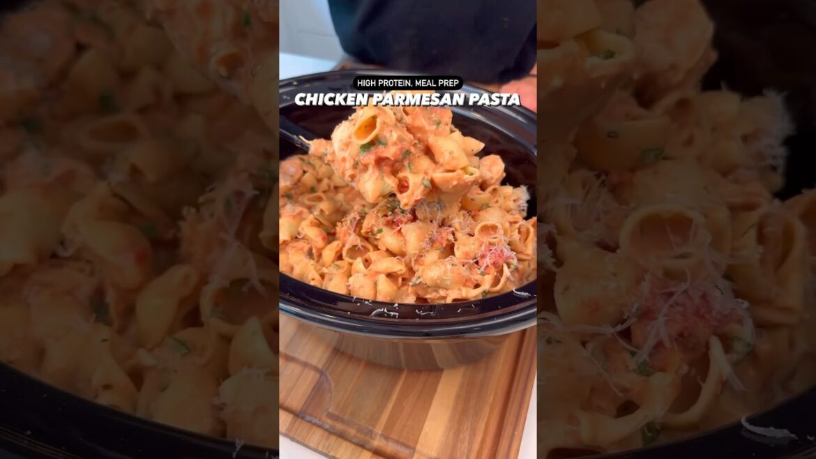 Macro Friendly High Protein Chicken Parmesan Pasta Shorts Dining