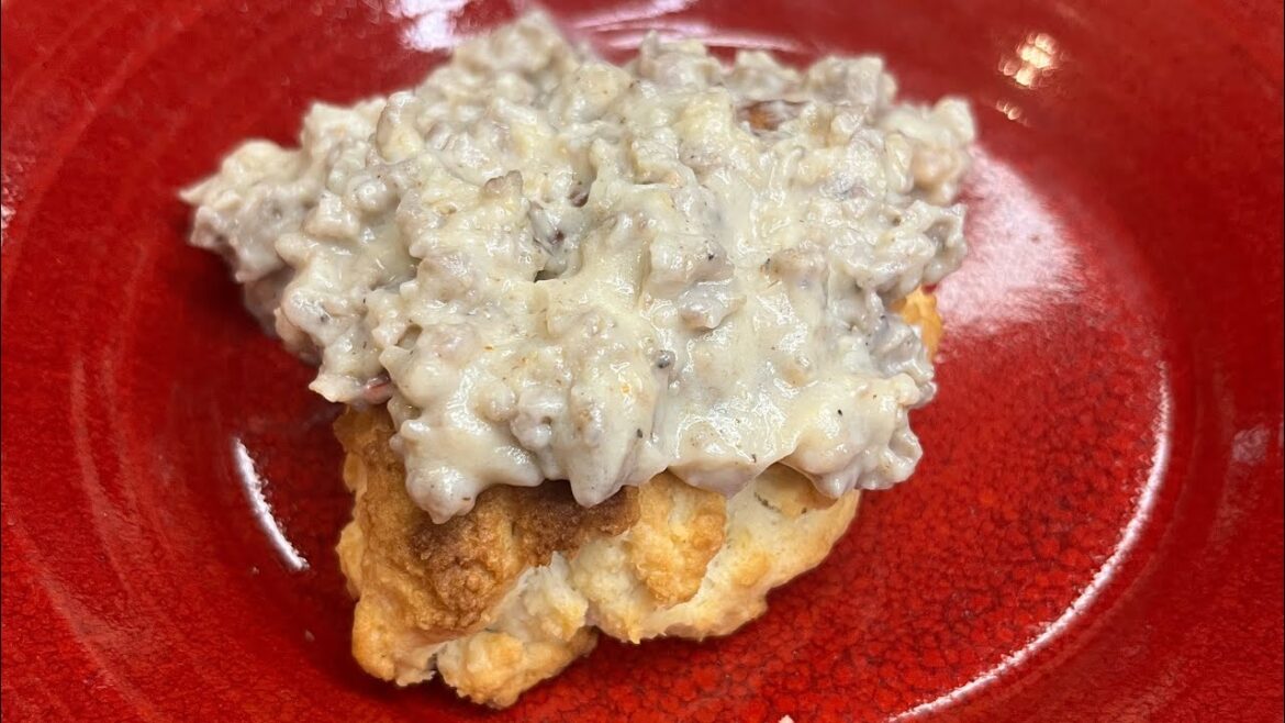 Homemade Biscuits & Cajun Sausage Gravy