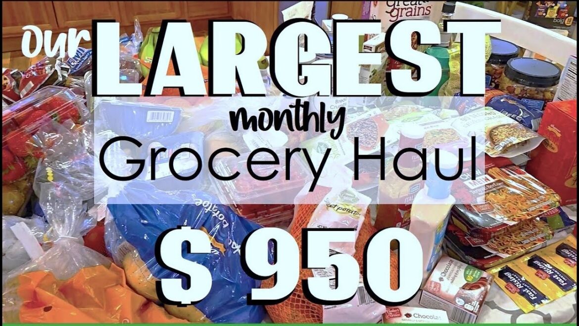 Our new BIGGEST GROCERY HAUL! Keeping my BIG FAMILY fed. WATCH my MASSIVE haul to feed these teens!